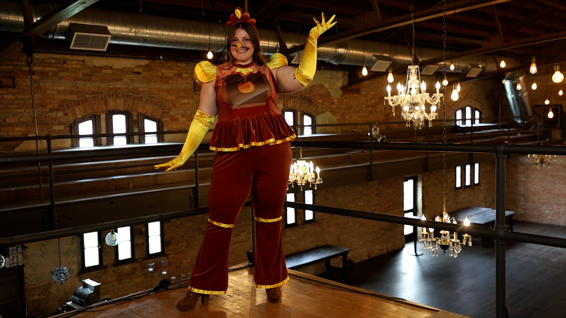 FUN95901PL Plus Size Disney Cogsworth Costume for Women